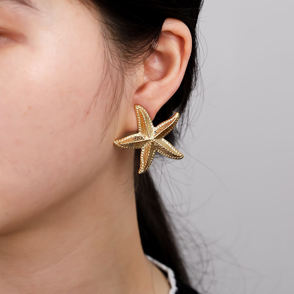 Great Seastar Edelstahl Ohrringe