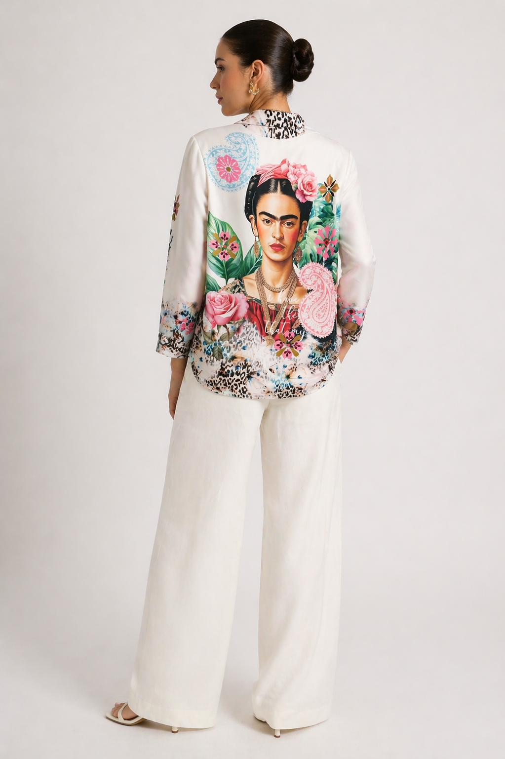 Blazer - Frida Kahlo weiß